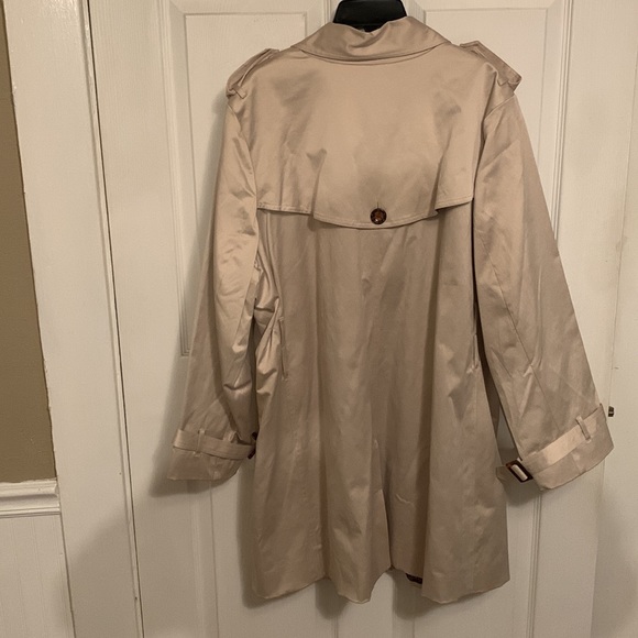 NEW Joan Rivers Classic Double~Breasted Trench Coat Belted Collar SZ 2X - Picture 2 of 16